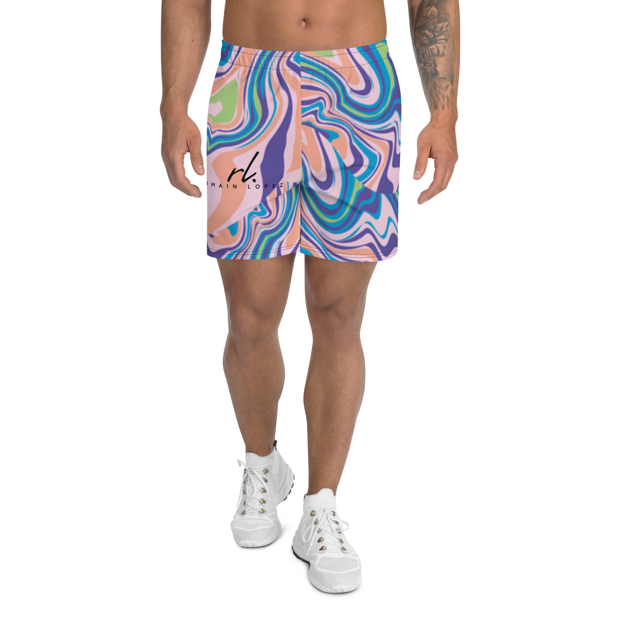 All-Over Print Unisex Athletic Long Shorts